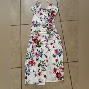 Floral Spaghetti Strap Midi Dress